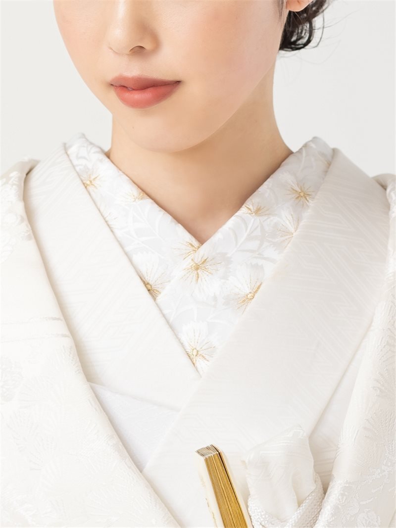 刺繍襟 撫子 