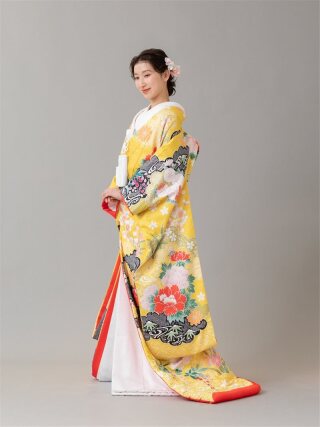 彩雲疋田紋（さいうんひきたもん）黄