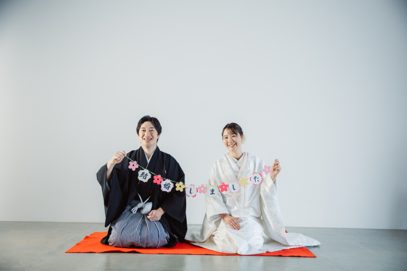 笑顔あふれる和装フォト