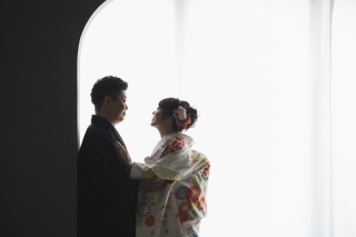 和装スタジオフォト（色打掛）