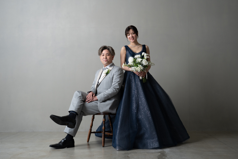 洋装２点　チャペル＆スタジオフォト