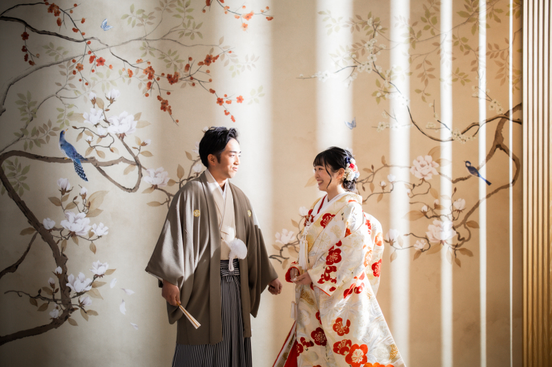 和装&洋装 スタジオでの前撮り