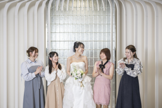 ご友人参加のソロフォトウエディング