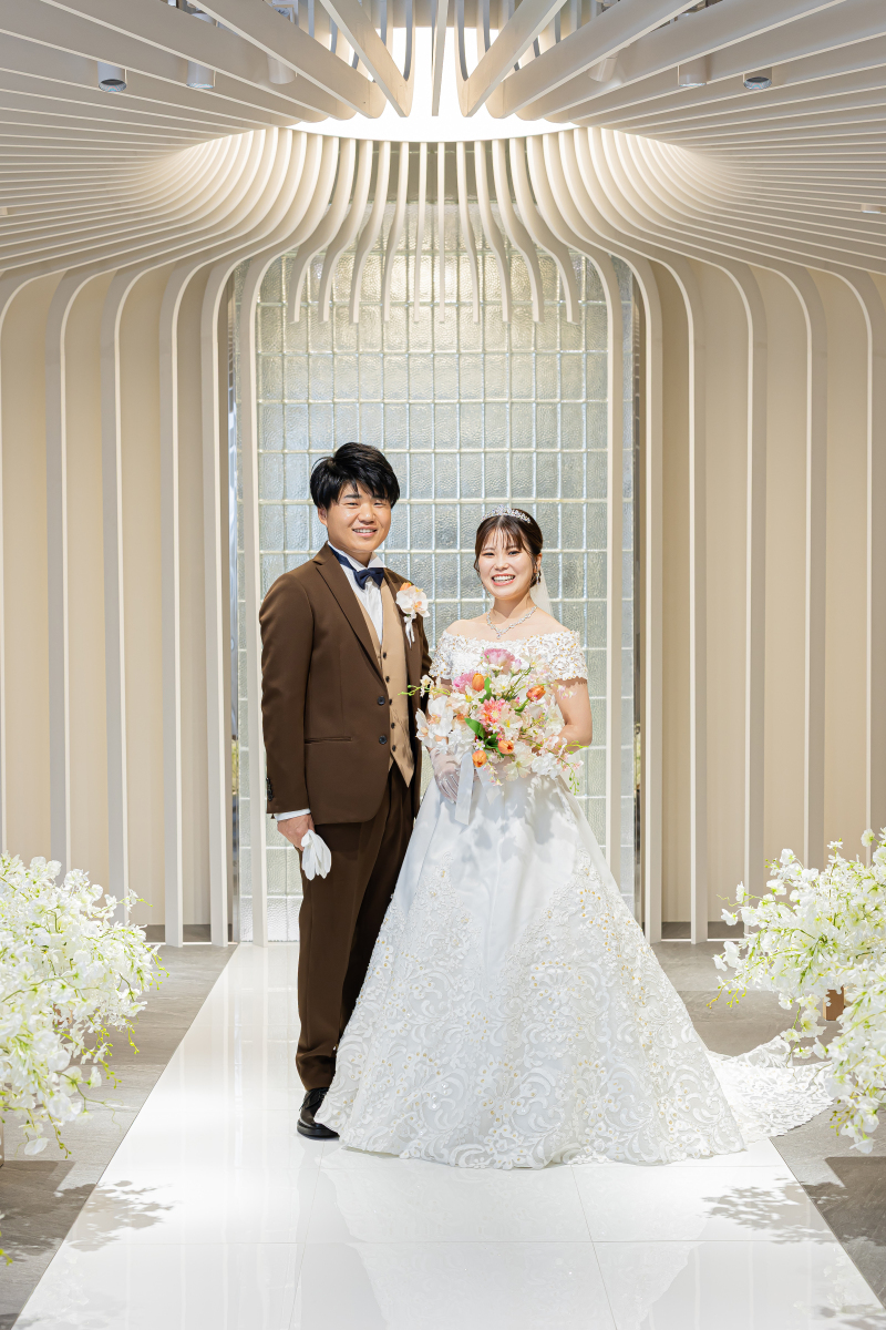 チャペルでフォーマルショット