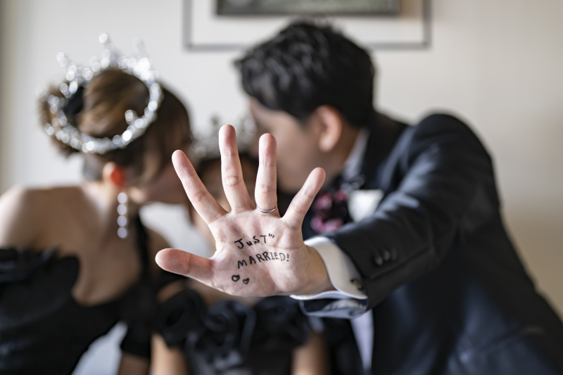 JUST MARRIED！
