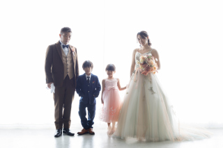 洋装２点パパママフォトウエディング