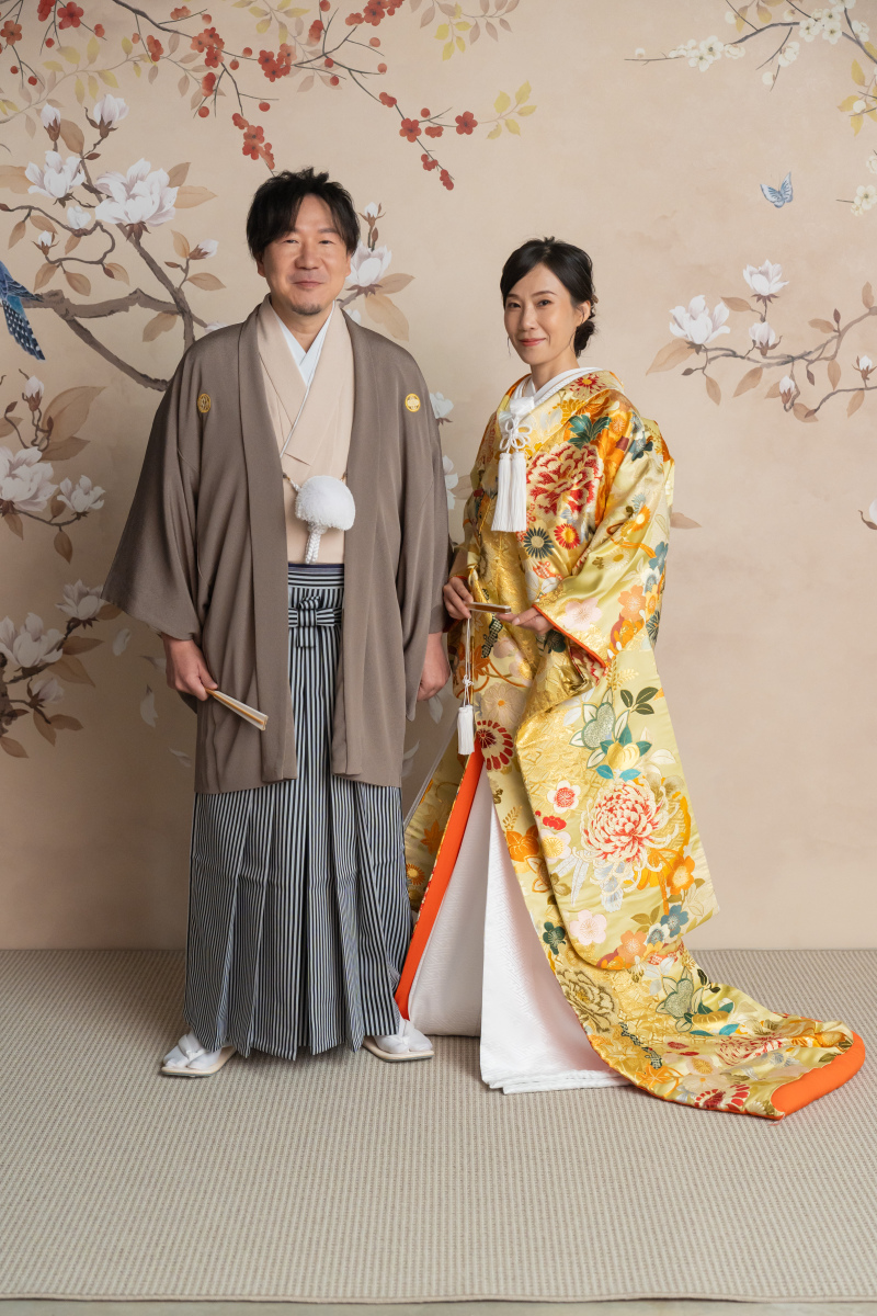 色紋付&色打掛