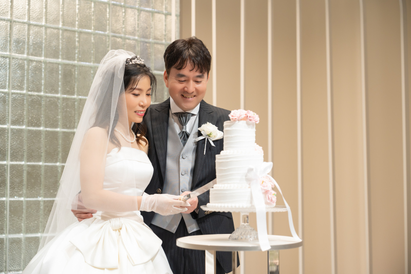 ケーキ入刀