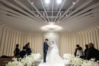 家族とセレモニーフォトウエディング