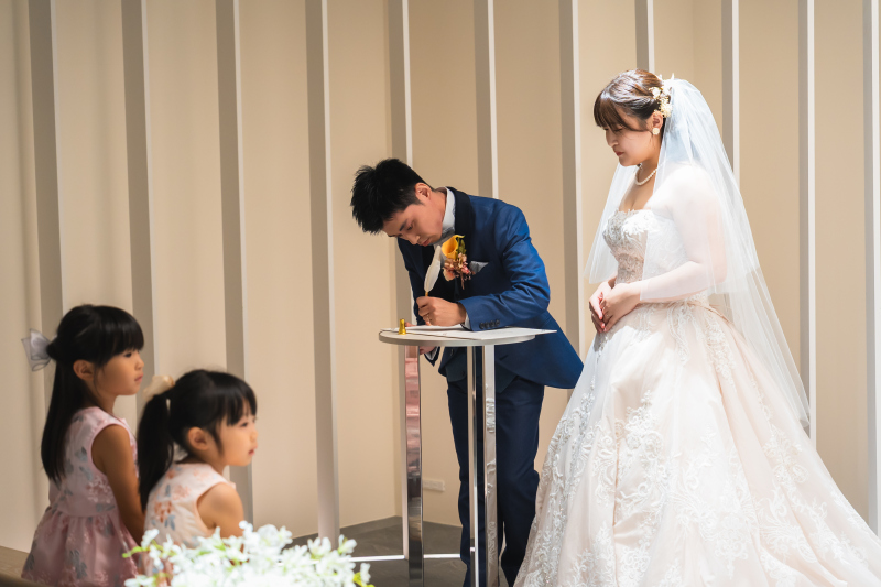 【セレモニーフォト】誓約書署名