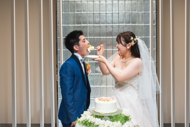 【セレモニーフォト】ケーキ入刀