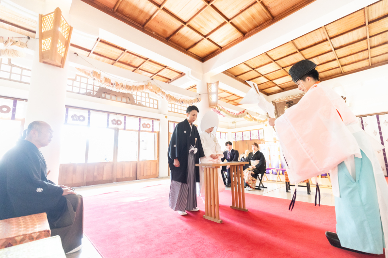 挙式が始まります