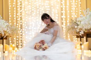 チャペルでイルミネーション&スタジオフォト