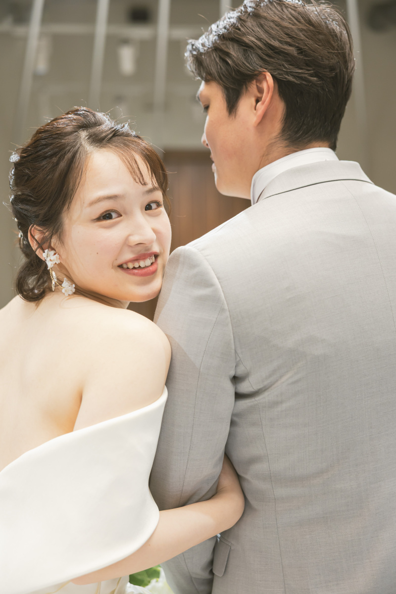 新婦様のとっておきの表情