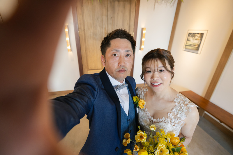 自撮り風ショット