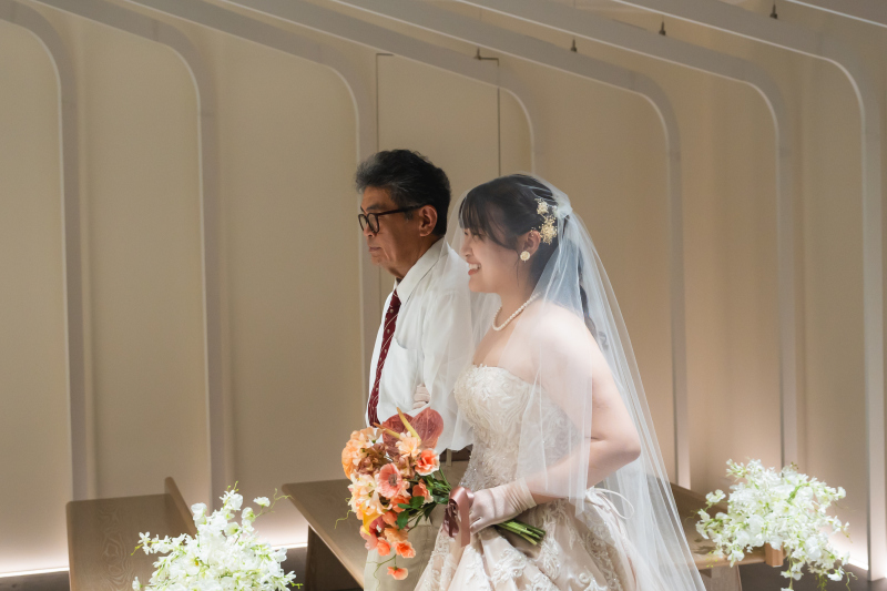 【セレモニーフォト】新婦入場