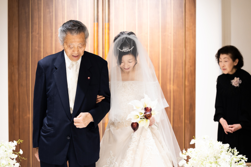 【セレモニーフォト】新婦入場