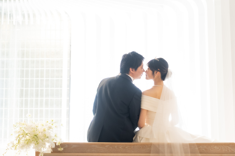 見つめ合うお二人