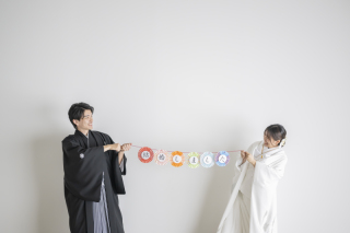 和装前撮り（チャペル＆スタジオ）