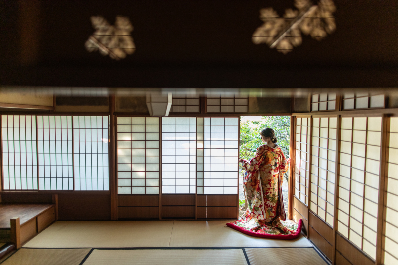 【特別割引】白川公園お茶室 和装1点ロケーションプラン(白無垢or色打掛)50データ|定価143,000円→93,500円