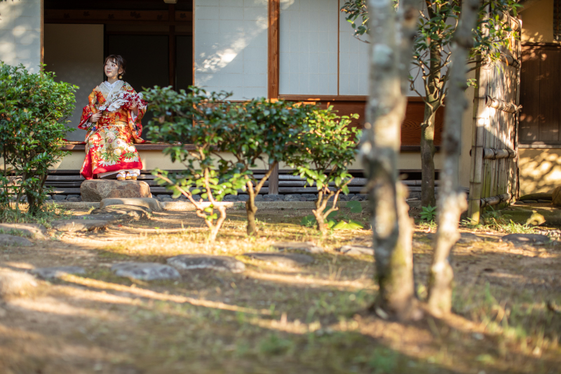 【特別割引】白川公園お茶室 和装1点ロケーションプラン(白無垢or色打掛)50データ|定価143,000円→93,500円