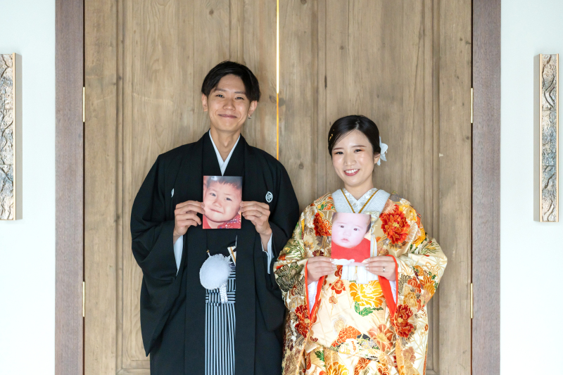【半額キャンペーン】チャペルで撮影 和装2点100データプラン(白無垢&色打掛)定価149,000円→74,500円