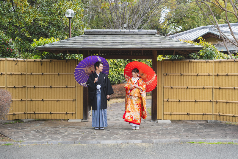 洋装チャペル＋和装白川茶室フォト【5月までの撮影限定！69,500円OFF】和洋２点プラン｜全100データ付