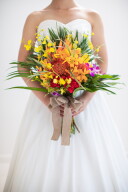 生花ブーケ【太陽のトロピカル】