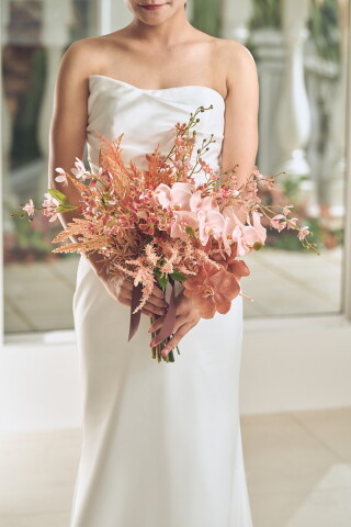 造花ブーケ【蘭】