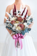 生花ブーケ【ロイヤルルージュ】