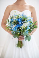 生花ブーケ【ビジューブルー】