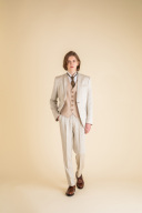 ASHER（リバーシブルベストｰベージュｰ）