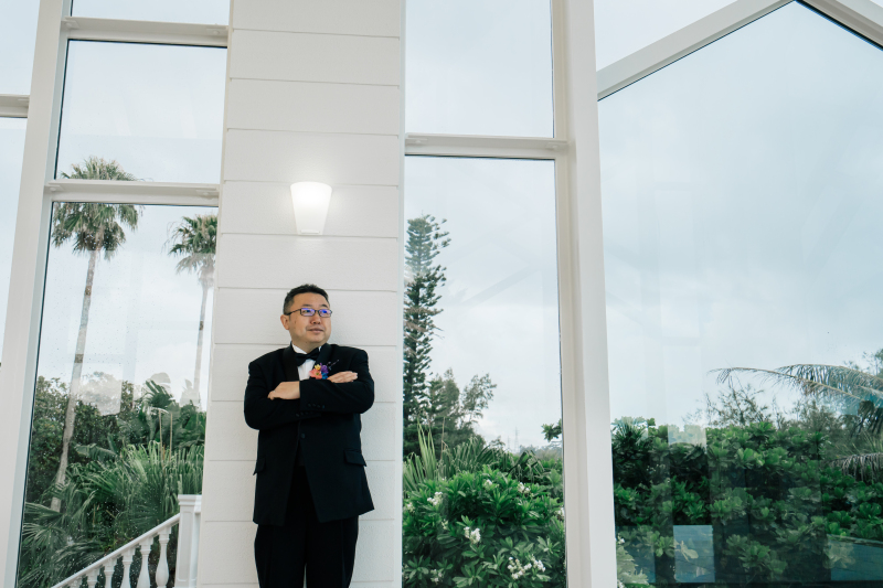 タキシードでかっこよく