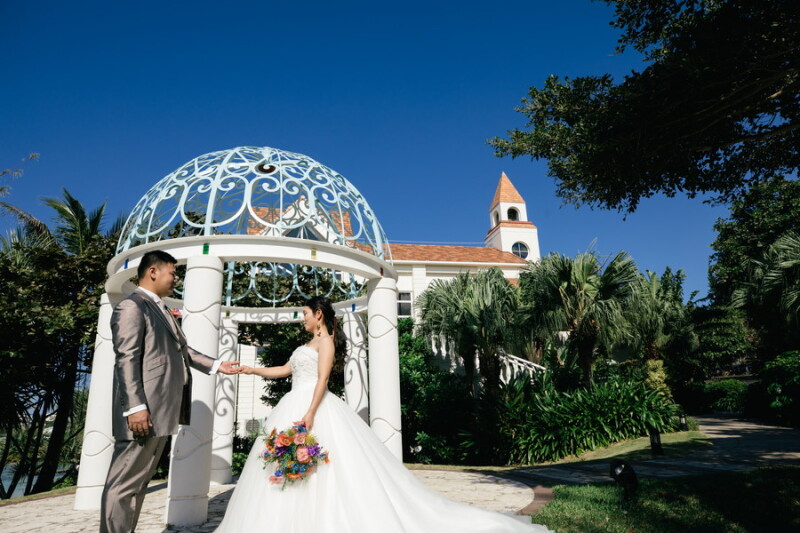 ガゼボの前で°˖✧