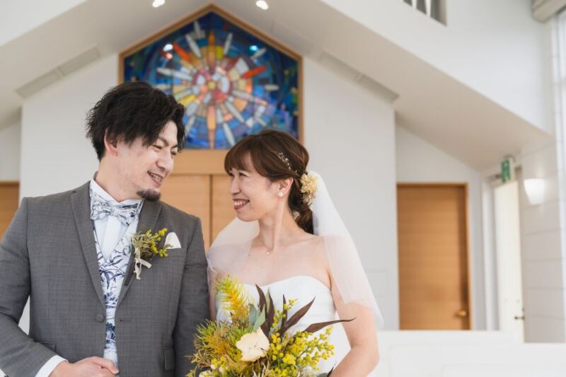 見つめあって、笑いあって