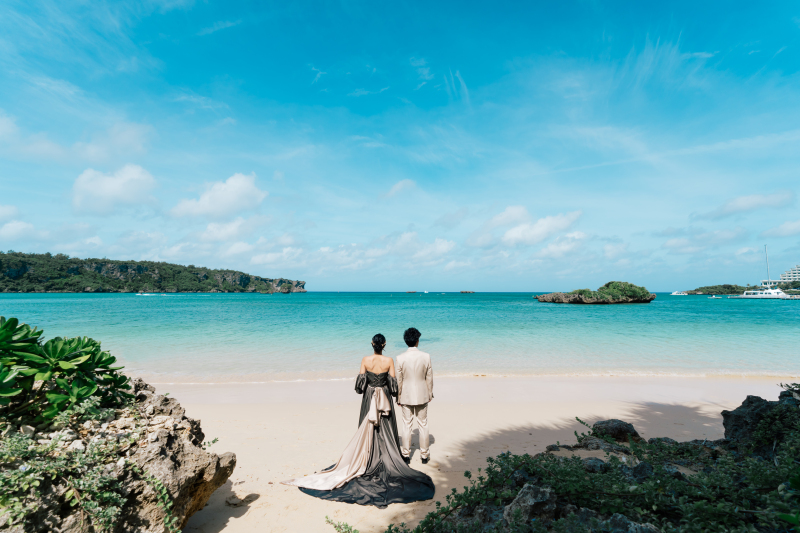 グラデーションの海