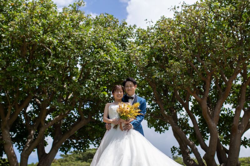 ガーデンから撮影スタート