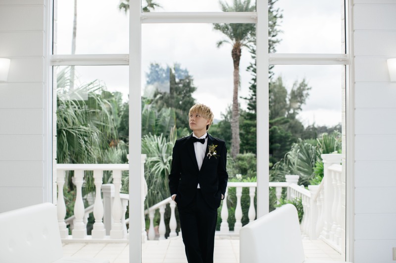 新郎ソロショット