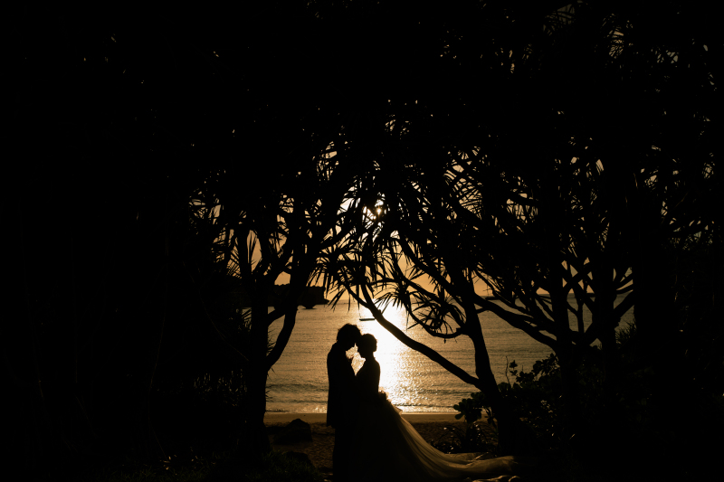 海ぬけシルエット