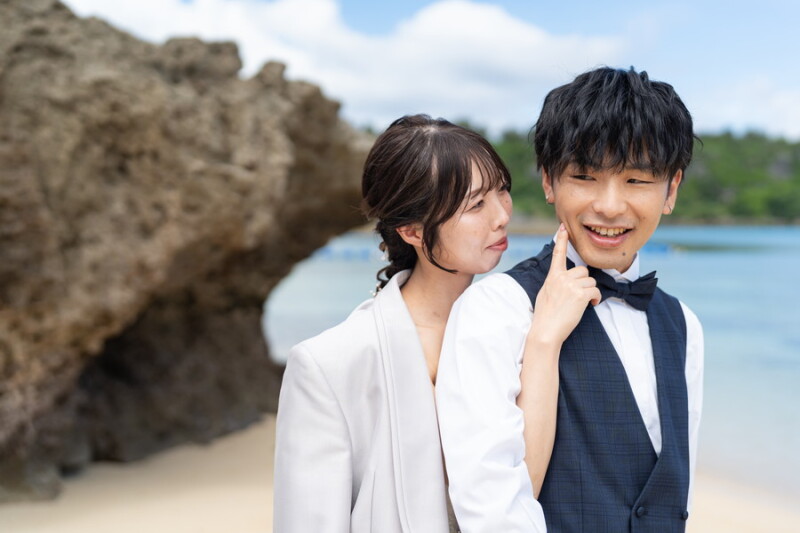 ほっぺをちょんと♡