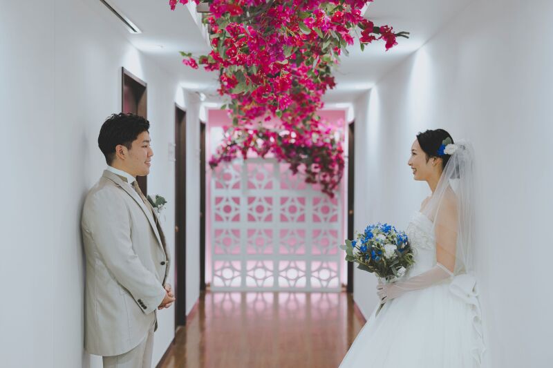 お支度後のおふたり