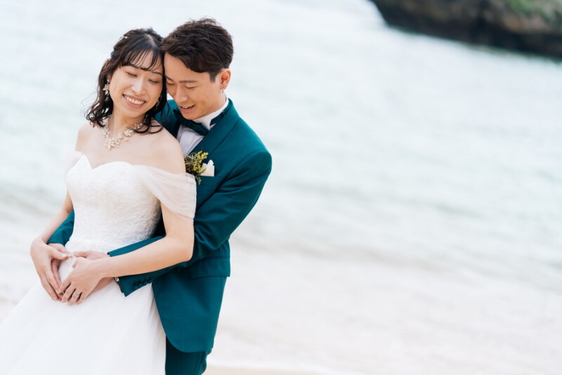 ハートを作って