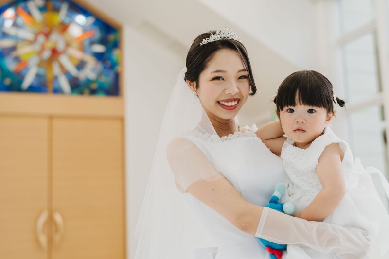 親子ウェディング♡