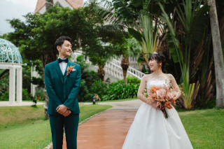 チャペル＆ロケーションにあわせたコーディネート