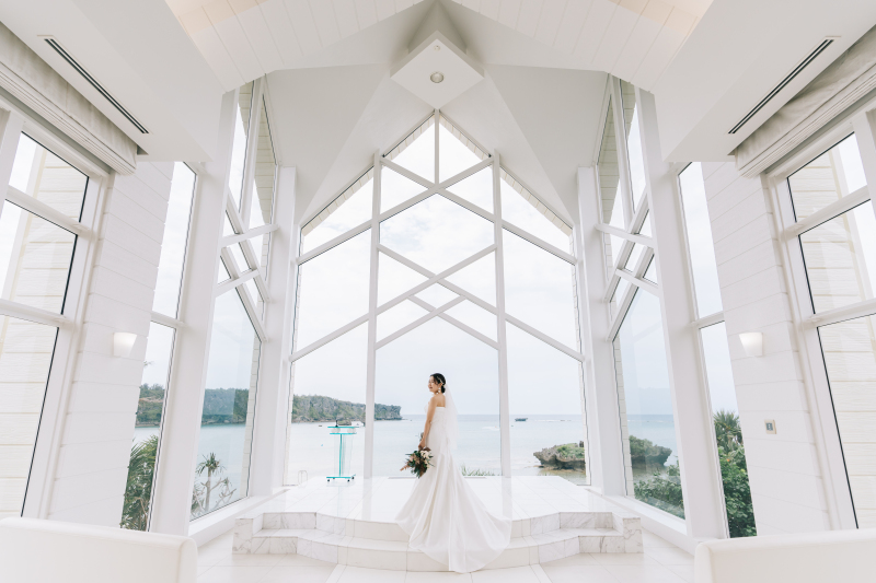 白ドレス×チャペル