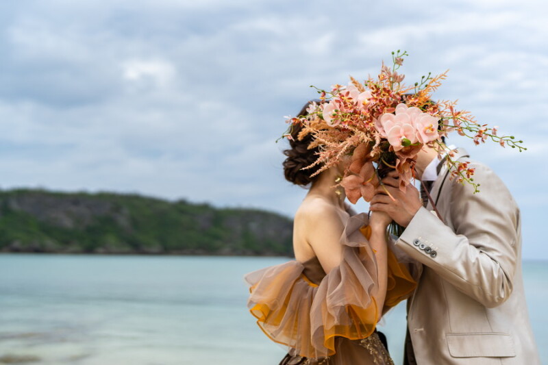 ブーケを活かして～