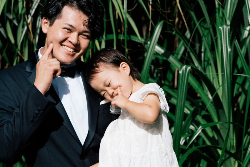 お子様と二人で