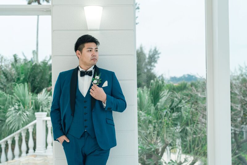 新郎様のソロショット
