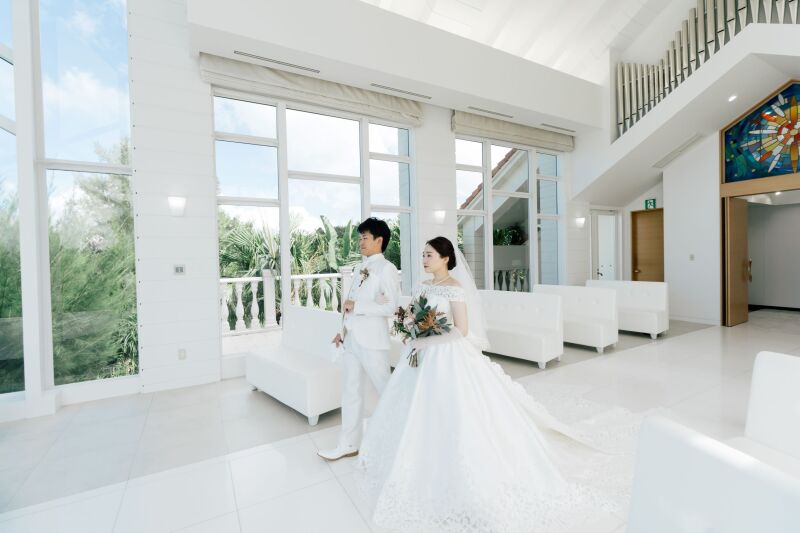 バージンロードを進んで