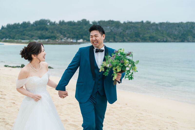 そのまま砂浜でお散歩